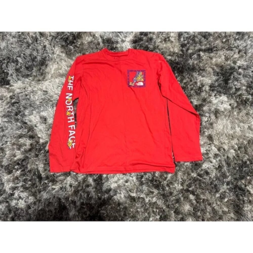 The‎ North Face Men's Year of the Tiger Long Sleeve T-Shirt Red M